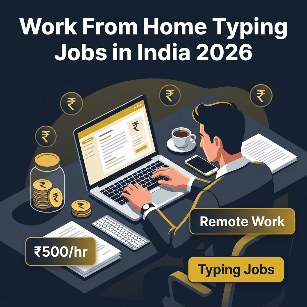 Work From Home Typing Jobs in India 2026